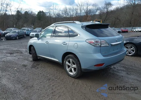 2010 Lexus Rx 350 from USA, damaged, VIN 2T2BK1BA9AC031040